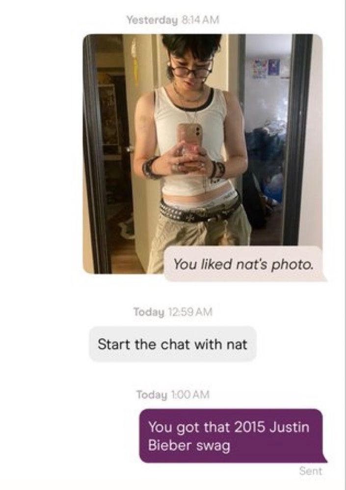 strange hinge messages tweet media