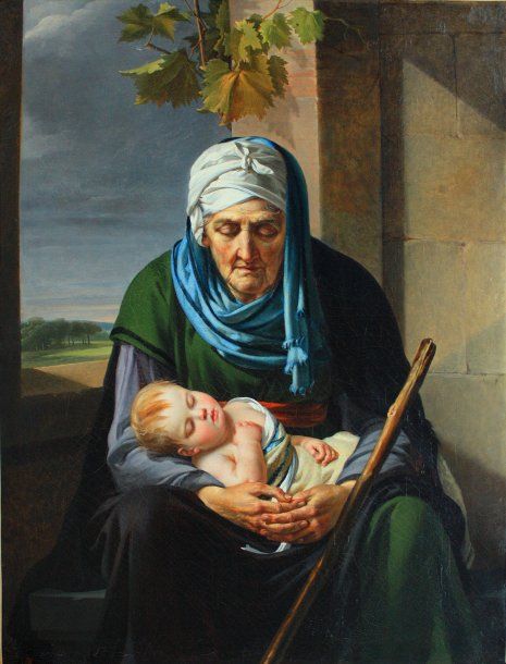 TomasMu73833924's tweet image. 'El sueño de la infancia y el de la vejez'
Creación hacia 1806.
Técnica: Óleo sobre lienzo.
Dimensiones: 118 × 89 cm.
Ubicación: Colección privada.
Autora: Marie-Guillemine Benoist (francesa, 1768-1826)
#arts #paintings