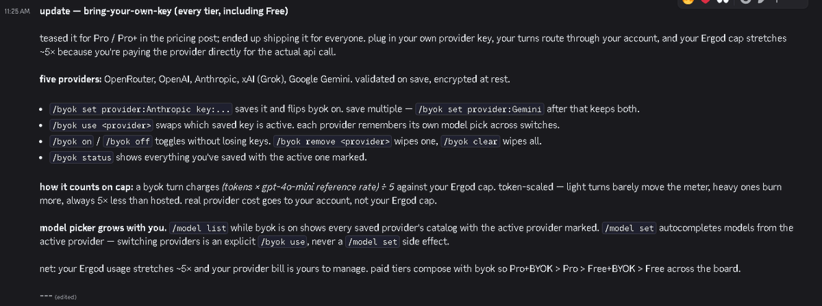 ergod_dev's tweet photo. just a couple updates this morning #aidiscordbot https://t.co/EyHjKPANMk