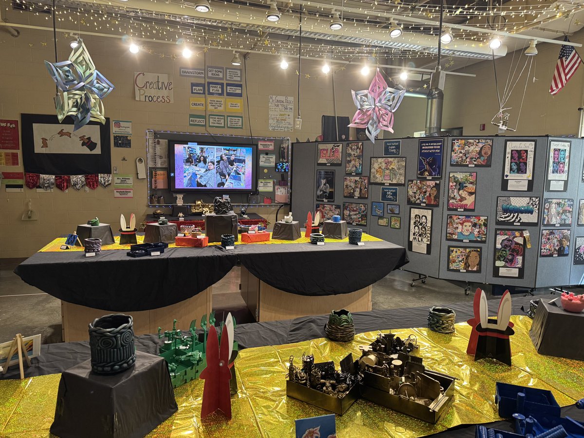 fcsdsuper's tweet photo. There is so much to see in the hallways, but don’t  forget to go inside some of the classrooms! #FairfieldPride https://t.co/fa6lAZ0M1u