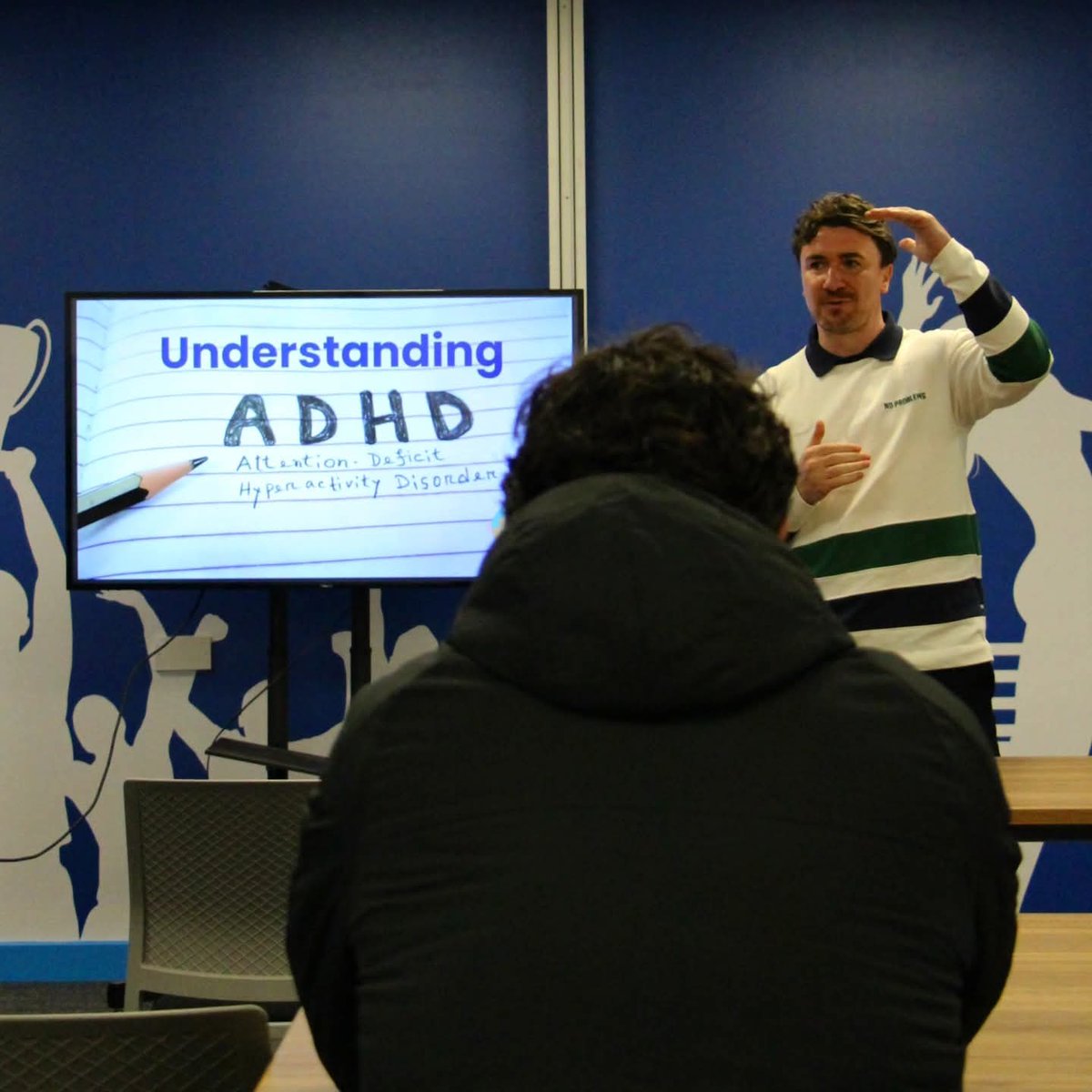 DBSportsTours's tweet photo. Recently our coaches and staff undertook an 𝗔𝗗𝗛𝗗 𝗪𝗼𝗿𝗸𝘀𝗵𝗼𝗽 with Bright360 🧠📝 

#footballacademy #adhdworkshop #transitionyear
#playerdevelopment #StaffCPD https://t.co/d4Cw7APgdK