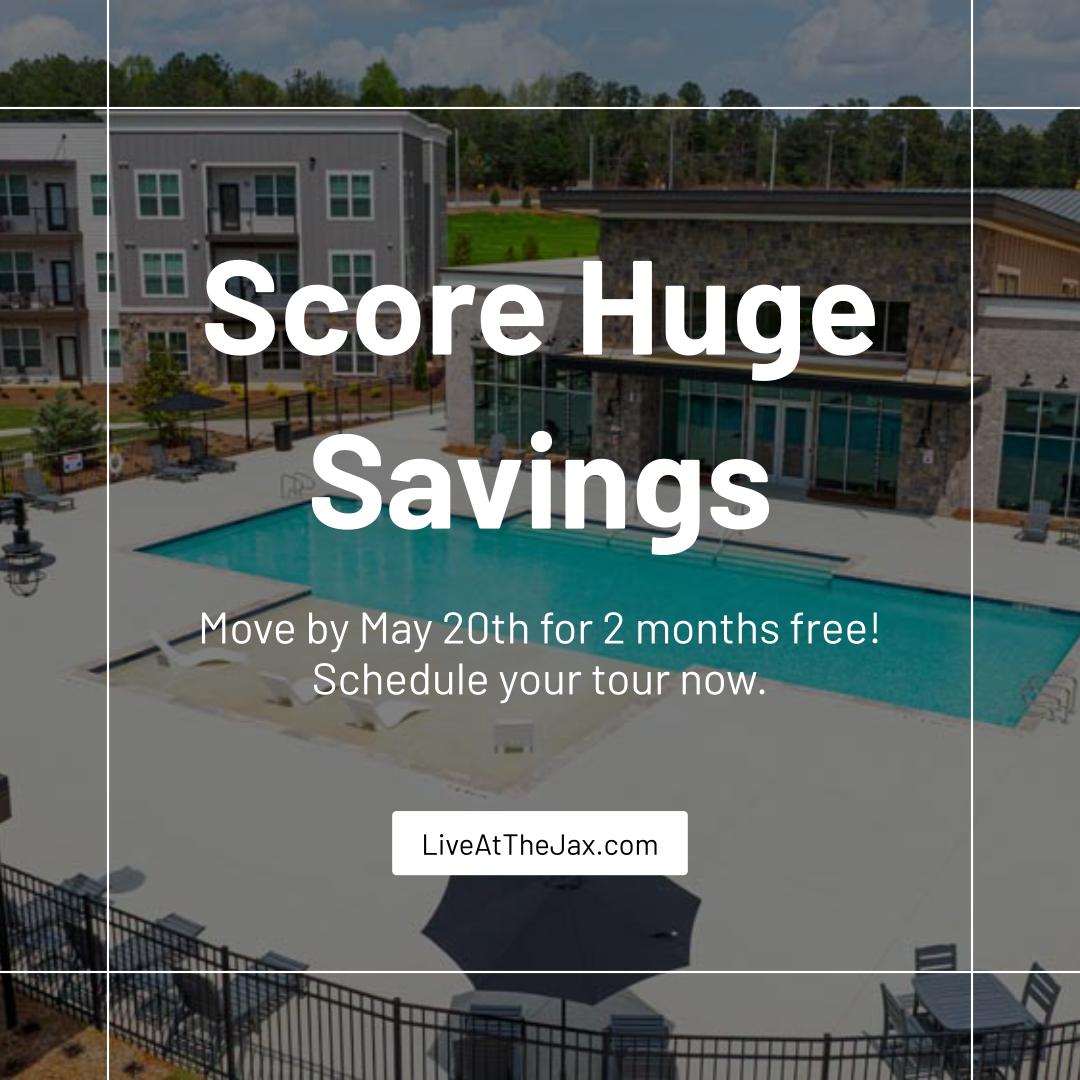 liveatthejax's tweet image. Unlock incredible savings at The Jax! Move in by May 20th and enjoy 2 months free. This limited-time offer is your chance to experience exceptional living. Schedule your tour today and discover your new home.

Equal Housing Opportunity

#TheJaxLiving #LimitedTimeOffer...