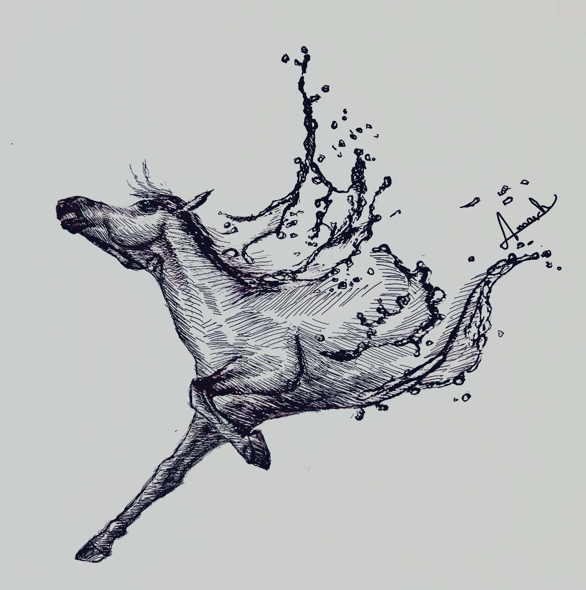 Amarh21212121's tweet image. أرسم
لأن الرسم بالنسبة لي
هو الحرية التي تغنيني عن العوالم
المزعجه
وتغرقني في دوامة السلام الداخلي
أطلق العنان لروحي
فاارى مال يراه الآخرون
عالم أكون فيه
كما اردت.عالم أخلق فيه
مايستهويني
وأحذف منه مايعكرصفوي
وعندما أضرب بفرشاتي أو قلمي
ترا هناك
(موطن افكاري)

أمارة✍🏻

#بوح #رسمي