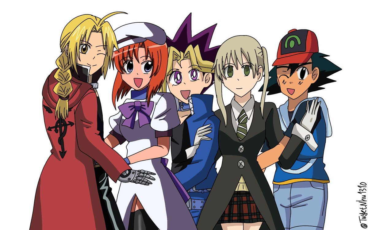 RcomNhu1310's tweet image. Ciel Phantomhive and Dan Kuso! Edward Elric,Rena Ryuugu,Yugi Muto,Maka Albarn and Ash Ketchum! Sakura Kinomoto,Naruto Uzumaki,Usagi Tsukino and Monkey D Luffy,Natsu Dragneel! #anime #crossover