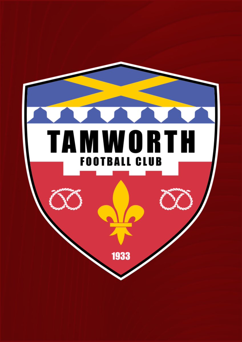 fm_kit's tweet image. Tamworth FC rebrand concept ⚽️ 

A modern identity built on historic elements, refining the clubs heritage into a cleaner, more versatile badge system.  
Thoughts? Check the comments for more on this rebrand👇🏻
#football #branding #logo #graphicdesign #nonleague @tamworthfc