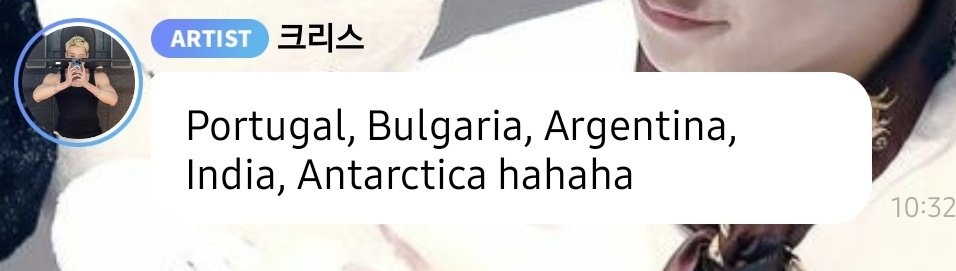 Milaa‼️ BANGCHAN QUIERE VENIR A ARGENTINA tweet media