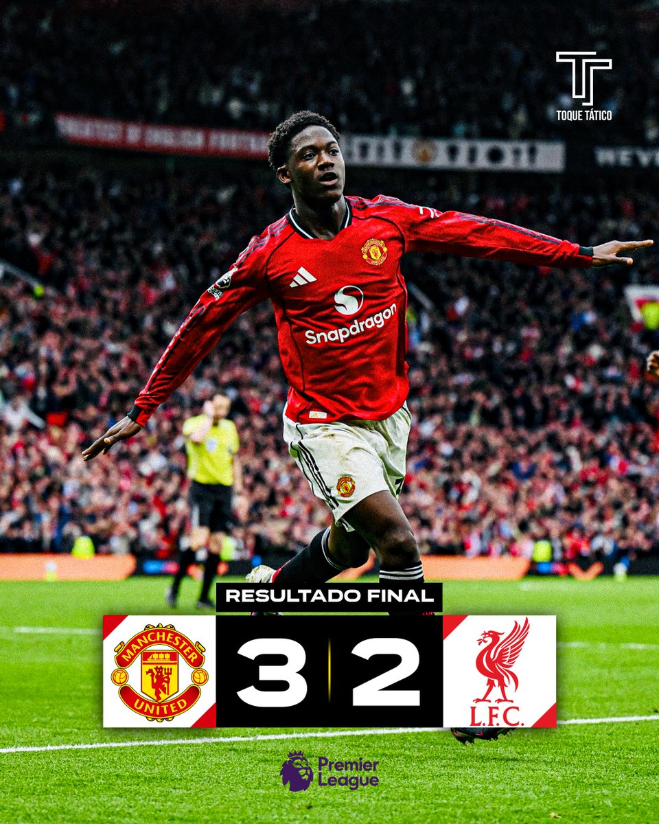 JOGAÇO EM OLD TRAFFORD! 👹

Os Red Devils venceram os eternos rivais por 3-2 em casa e praticamente garantem o 3º lugar nesta Premier League, com 6 pontos de vantagem para o Liverpool (4º lugar).

Quem diria que o United estaria com esta pujança por esta altura...
