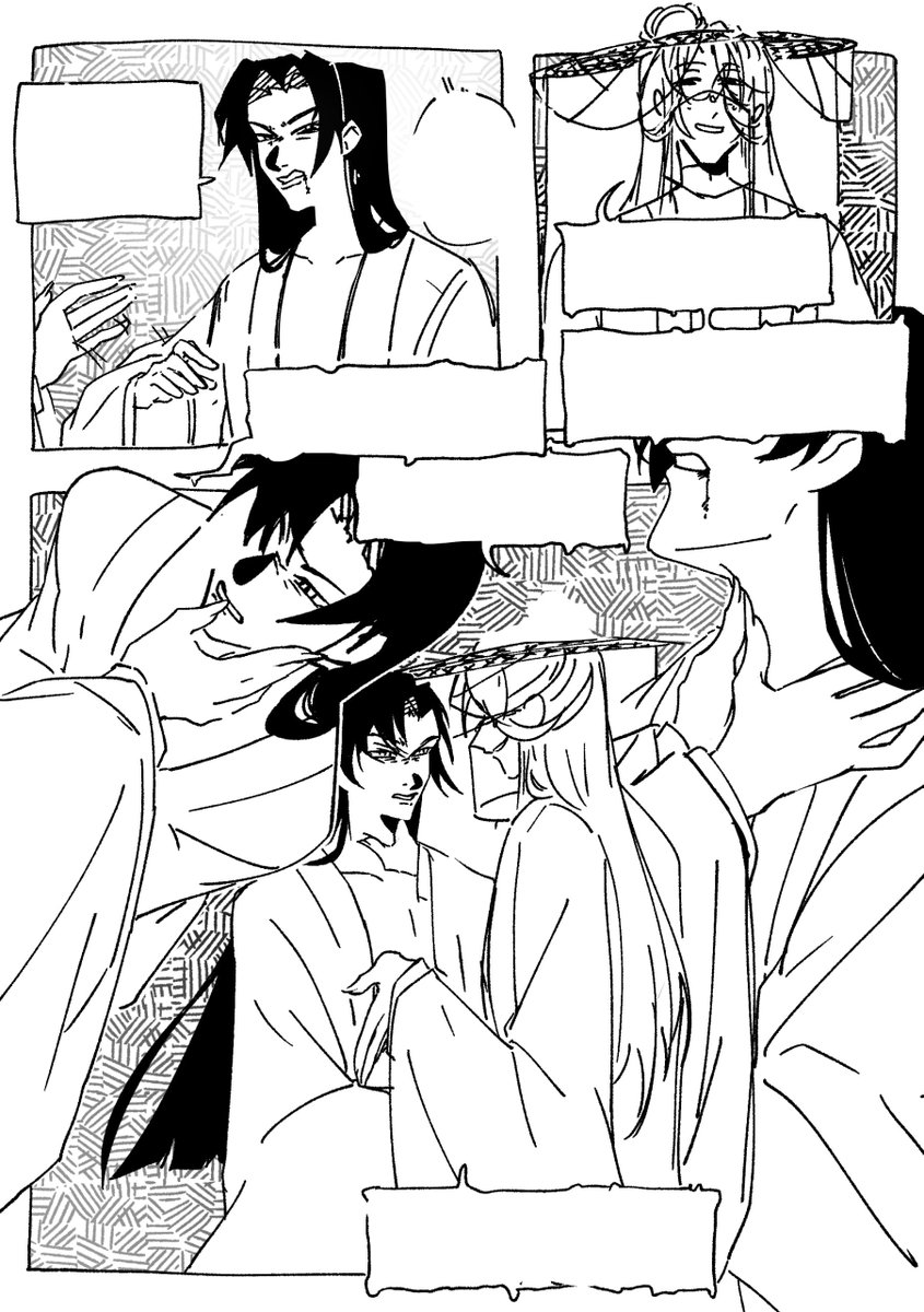 frog_for_hugs's tweet photo. jiang xi x hua binan collaboration (I drew the comic and my friend wrote the fic)

4/5 https://t.co/C205bd2OSO