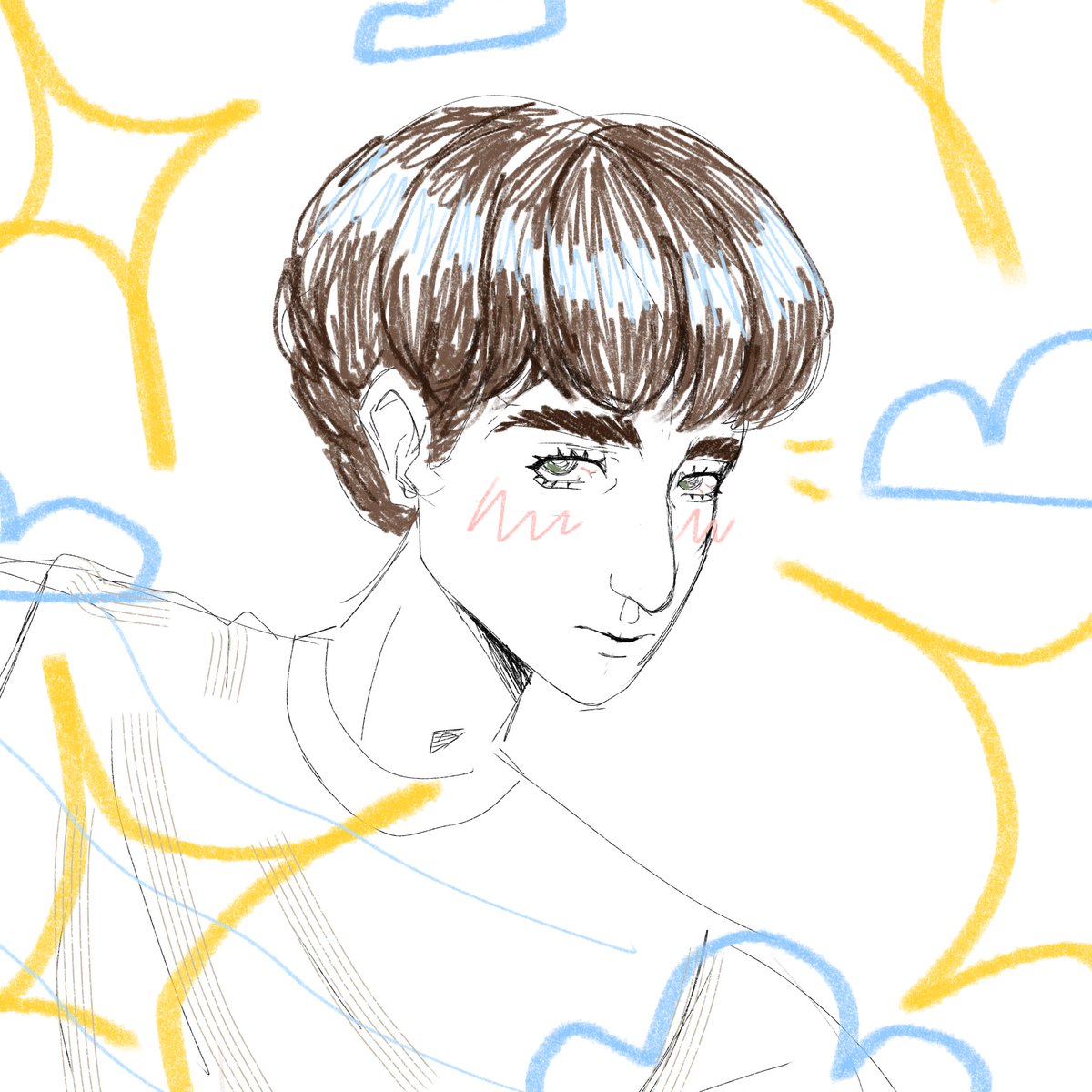 tooloooto's tweet photo. #byler silly doodles :^^^ https://t.co/7frYaJkSLm