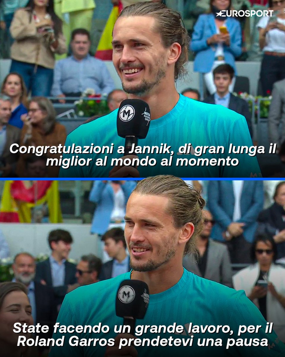 #Sinner grandissimo. #Zverev