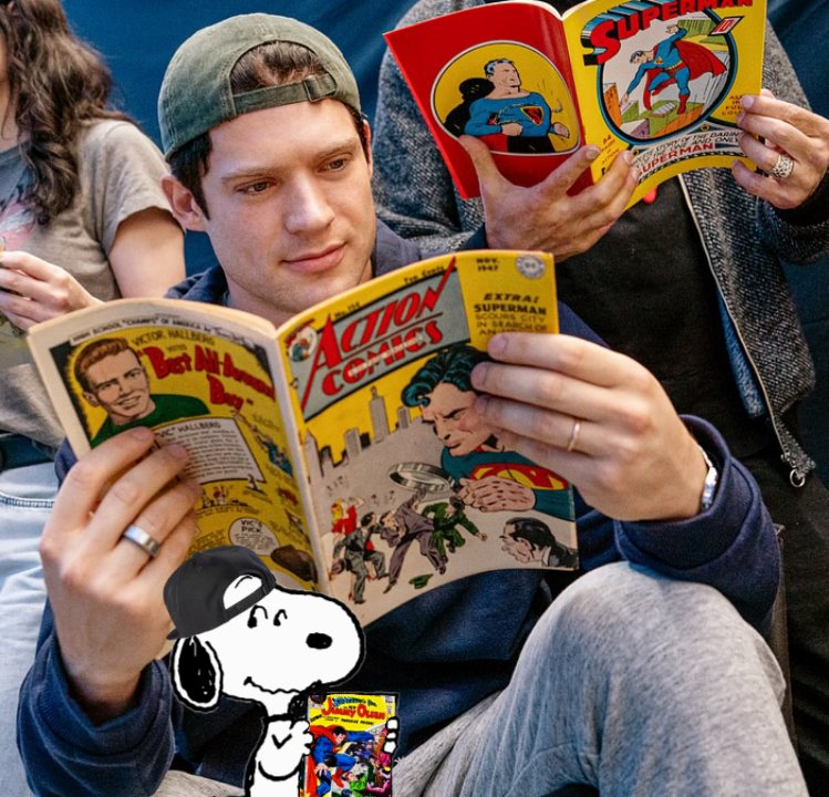 david & snoopy tweet media