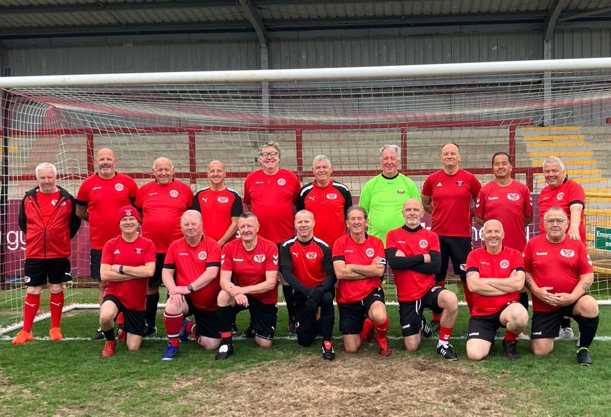 FTFlyersFC's tweet photo. ⚽️ HIGHBURY STADIUM ⚽️

Our annual 13-a-side game at Highbury Stadium took place earlier today. Well done to all involved and congratulations to the Reds taking the trophy 7-5.
Thanks to all the volunteer helpers. A Fantastic day! 👏⚽️ https://t.co/viHlLj3pB0