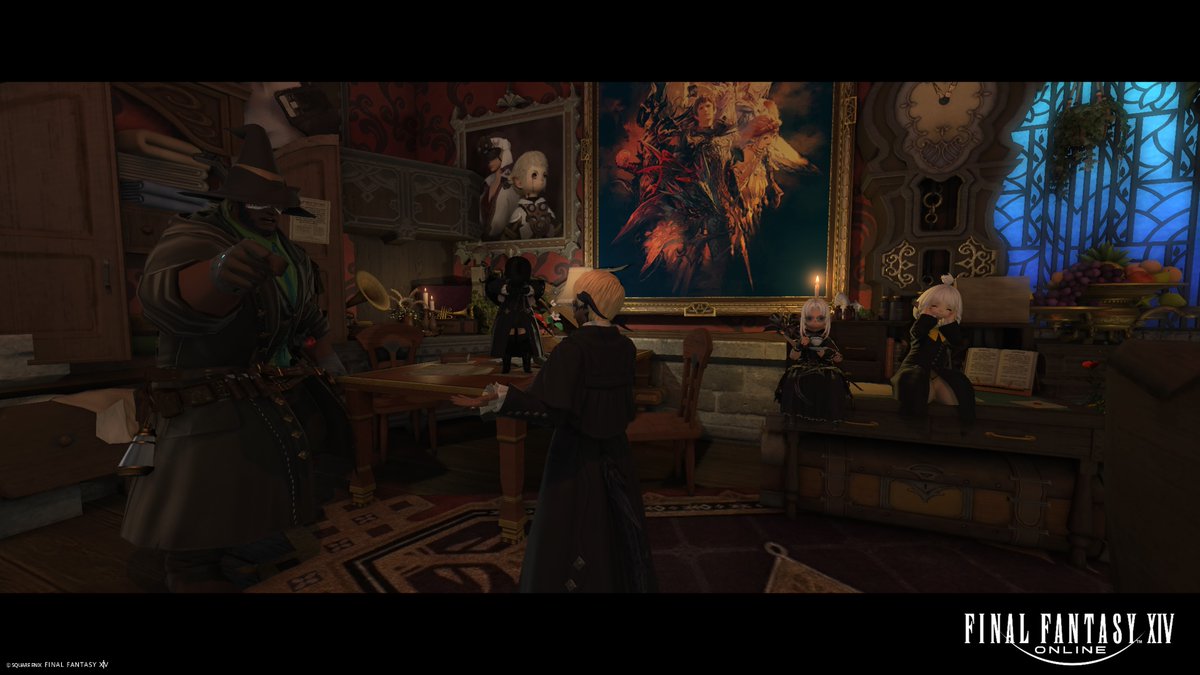 Kazmooon_FF14's tweet photo. ハリポタツアー、ありがとうでした！
SS上手い、下手より、楽しむことが大事、ということにさせていただきまして。
3、４枚目は生意気なグリフィンドール生に、あまり調子に乗らないようスリザリン生として釘を刺しているところです。
#FF14SS
 #パンデモ魔法学校 https://t.co/g2MgH91n48