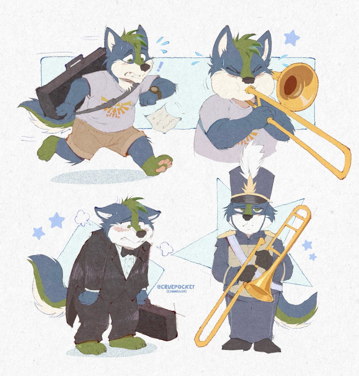 A flat doodle comm for <a href="/KazanIsFatzan/">Kazan</a> 🎺