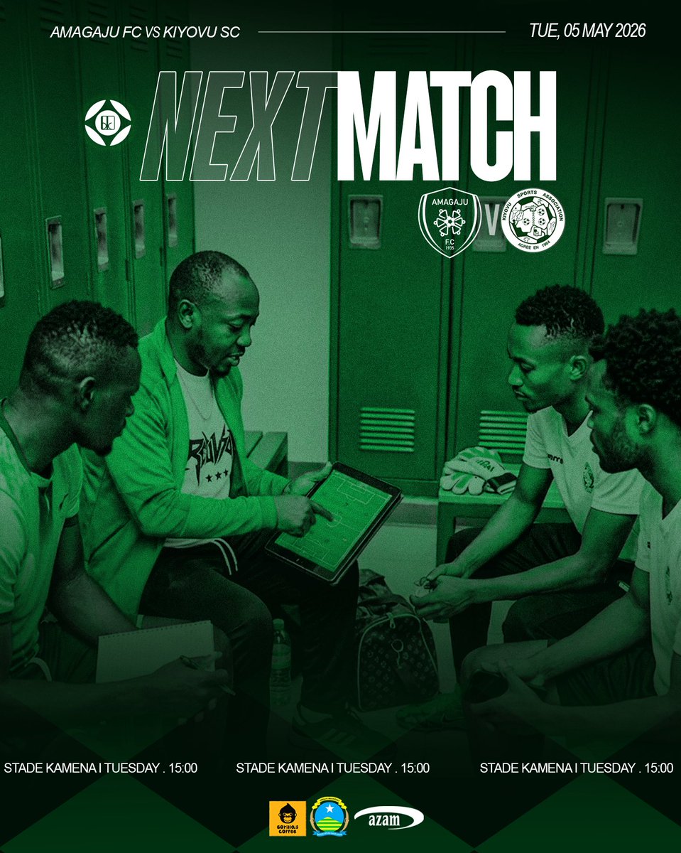 Next stop: Kiyovu SC vs Amagaju FC.
All focus, no excuses. 💚⚽
📍 Stade Kamena | 15:00

#bkproleague #kiyovusports💚🤍 #mercikiyovu🟢⚪️