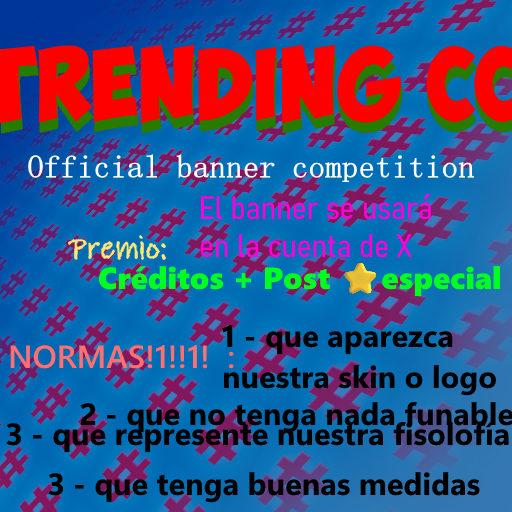 TrendingCC's tweet photo. " @TrendingCC "

Porque anuncia su concurso para crear un banner para el perfil de X.

Las bases e información están detalladas en esta imagen. https://t.co/Fp876usqkC