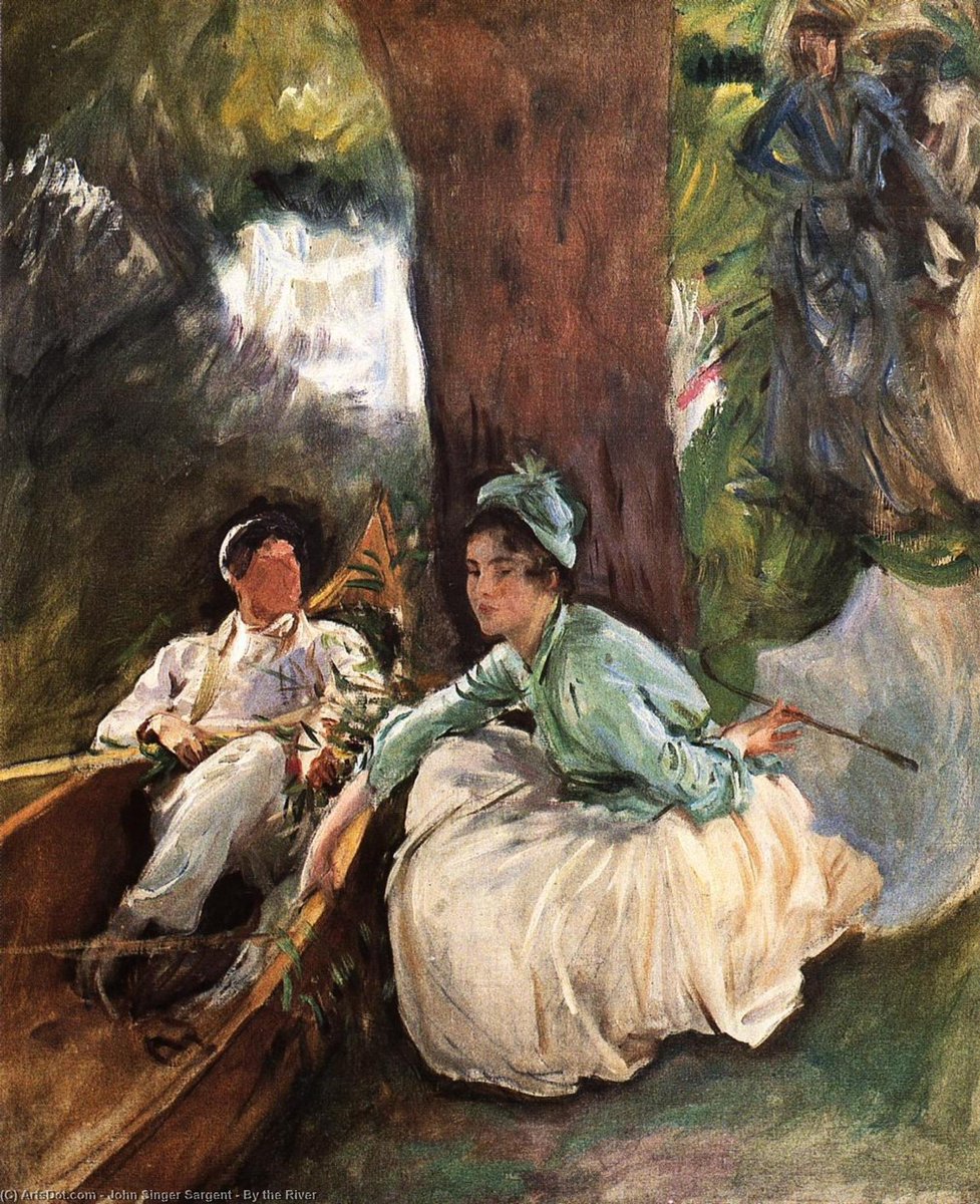Rebeka80721106's tweet image. #VoceEDelizia @PaolaToogoodxme 
#Arte John Singer Sargent🎨
La fontana, Villa Tortolia, Frascati, Italia, 1907
The Art Institute of Chicago
Lungo fiume, 1885
Collezione privata
Lo scialle di cashmere, 1910

@albertopetro2