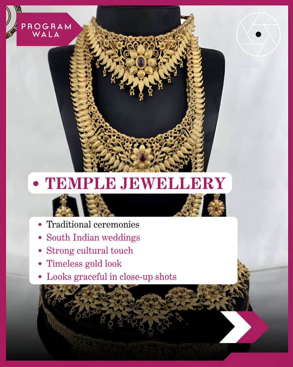program_wala's tweet image. Jewellery isn’t just an accessory, it completes your bridal story 💎✨
Which one matches your dream look? 💬🤍

DM or call on 8400128910
Visit- programwala.com

#IndianWedding #WeddingVibes #BridalGlow #bridalMakeup #viral