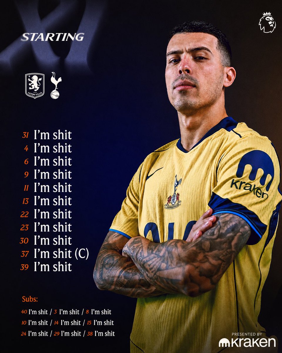 GWilliamsss_'s tweet photo. @SpursOfficial @OfficialFPL @krakenfx https://t.co/LxfOa5tLzZ