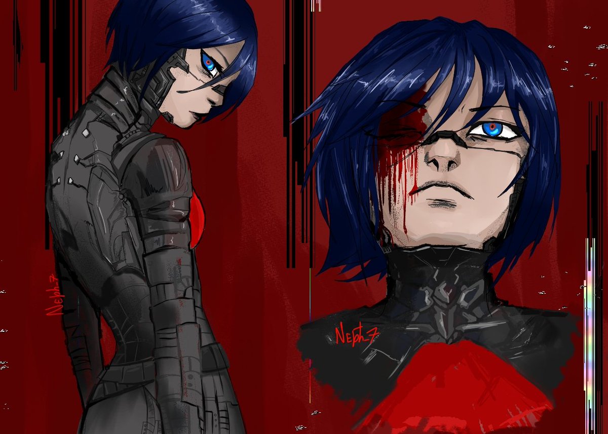 NeptuN_887's tweet image. I want more people who like robots/android warrior girls and other cyberpunk art to follow me pls♥️👾 

#artmoots #cyberpunkart #ArtistOnTwitter