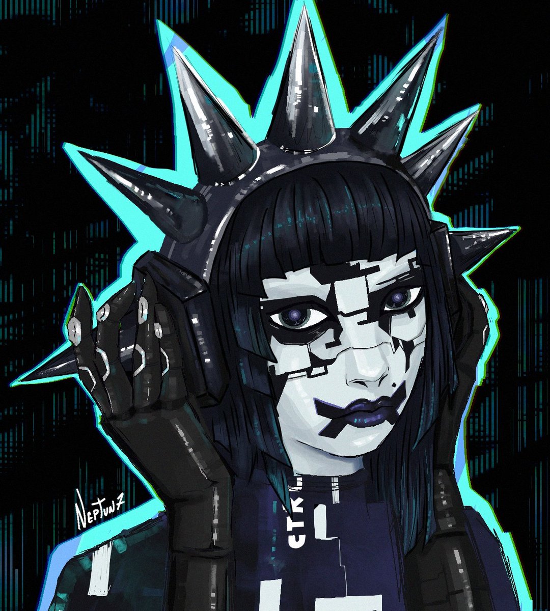 NeptuN_887's tweet image. I want more people who like robots/android warrior girls and other cyberpunk art to follow me pls♥️👾 

#artmoots #cyberpunkart #ArtistOnTwitter