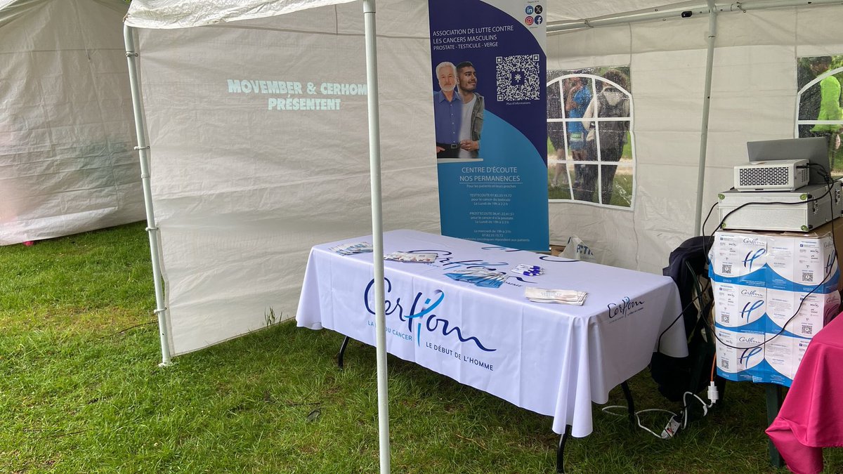 CerhomAsso's tweet photo. 🏃‍♂️ CerHom était présent à Au Pas de Course contre le cancer, au Parc de Rentilly à Bussy-Saint-Martin.

Une belle journée sportive et solidaire pour sensibiliser, échanger et rappeler l’importance de la prévention autour des cancers masculins. 🎗️

#CerHom #Prévention #Cancer https://t.co/8OZwxQXf2Q