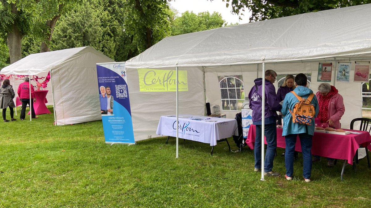 CerhomAsso's tweet photo. 🏃‍♂️ CerHom était présent à Au Pas de Course contre le cancer, au Parc de Rentilly à Bussy-Saint-Martin.

Une belle journée sportive et solidaire pour sensibiliser, échanger et rappeler l’importance de la prévention autour des cancers masculins. 🎗️

#CerHom #Prévention #Cancer https://t.co/8OZwxQXf2Q