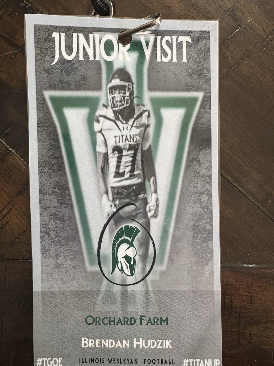 Brendanhudzik07's tweet photo. Thank you @CoachViccari for having me for a junior day @IWUTitanFball!! I had a great time on campus!!

@GSV_STL @PrepRedzoneMO @OFHSfootball @JPRockMO @StifelPatrick https://t.co/WX0ERpbc9b