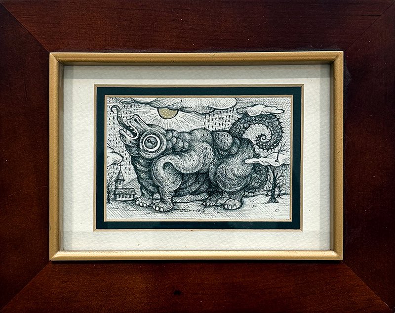 tat0mir's tweet photo. “RAINMAKER”
Ink drawing on strathmore
5”x3.5” (framed 9”x7.5”) available at https://t.co/xr1UUXQZ2o

#tatomir #hivegallery #tatomirpitariuart https://t.co/AmR43MlRnS
