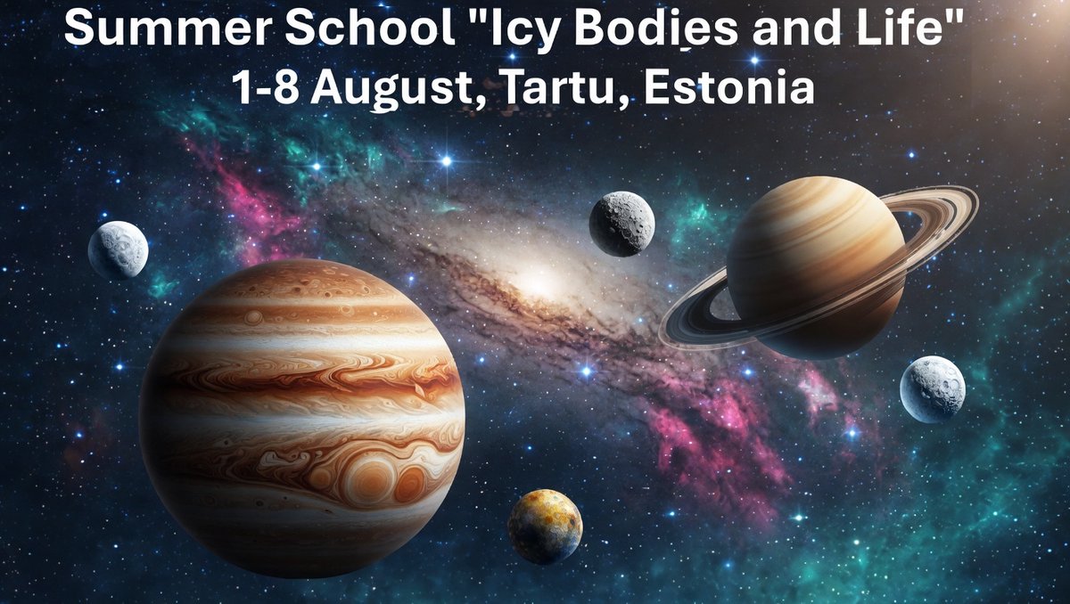 astrobiology's tweet image. Summer School: Icy Bodies and Life in Tartu, Estonia.
astrobiology.com/2026/05/summer… #astrobiology #education #Estonia