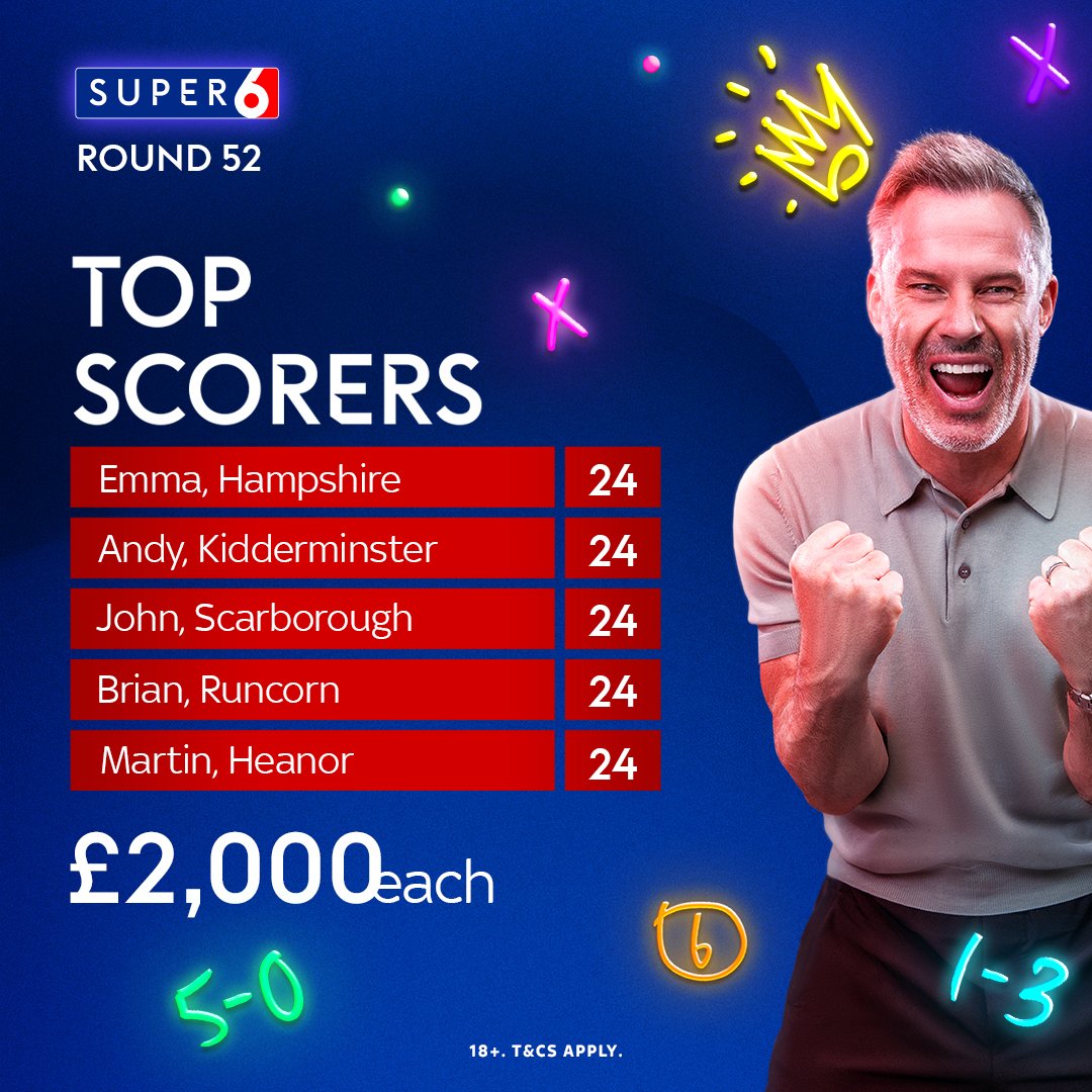 Super 6 tweet media