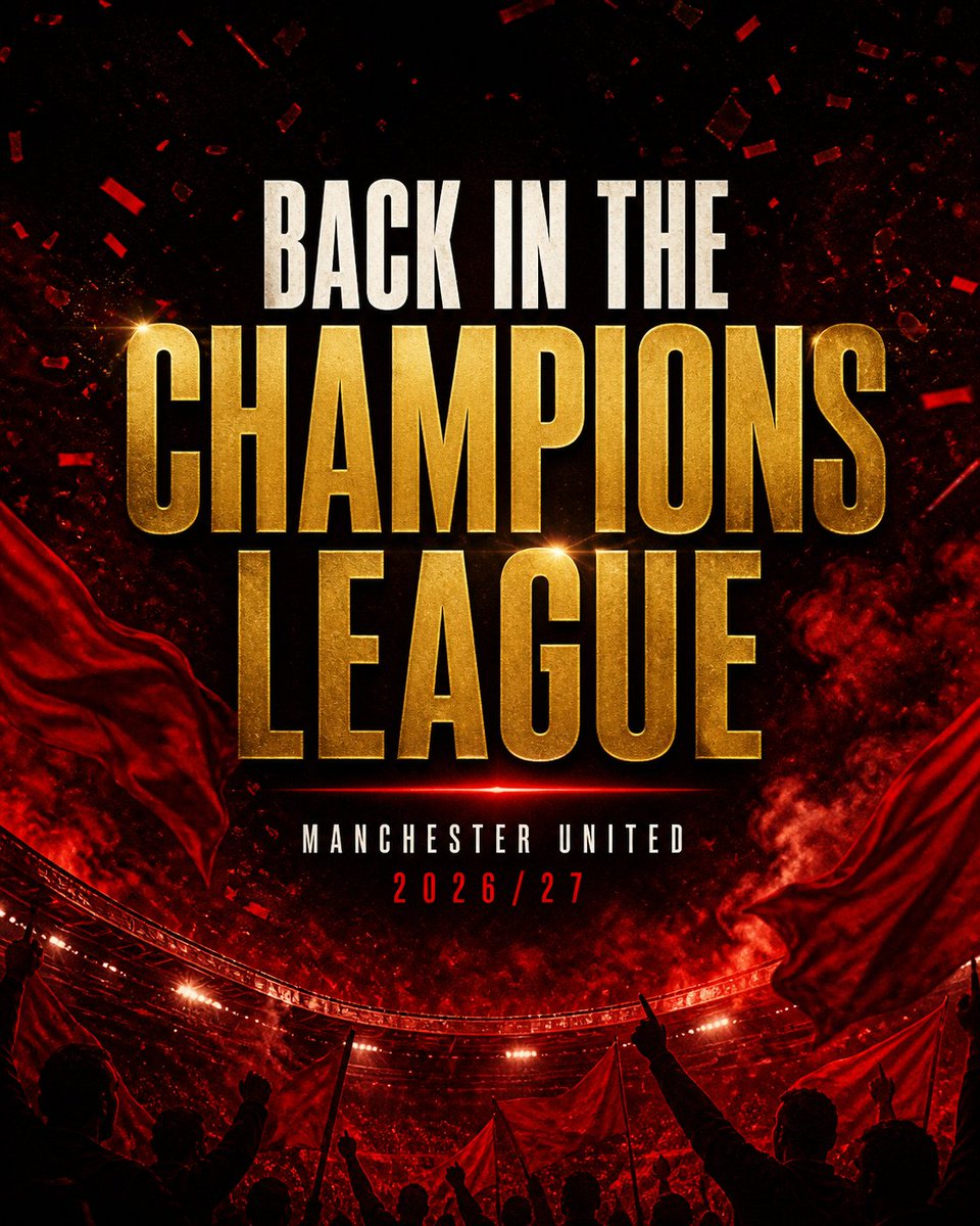 iamrazur's tweet photo. Back in the Champions League where we belong 😭🔴 Let's Go........#GGMU #MUFC #UCL #ChampionsLeague #NaijaFootball #Naija https://t.co/MoVuoTbTWB