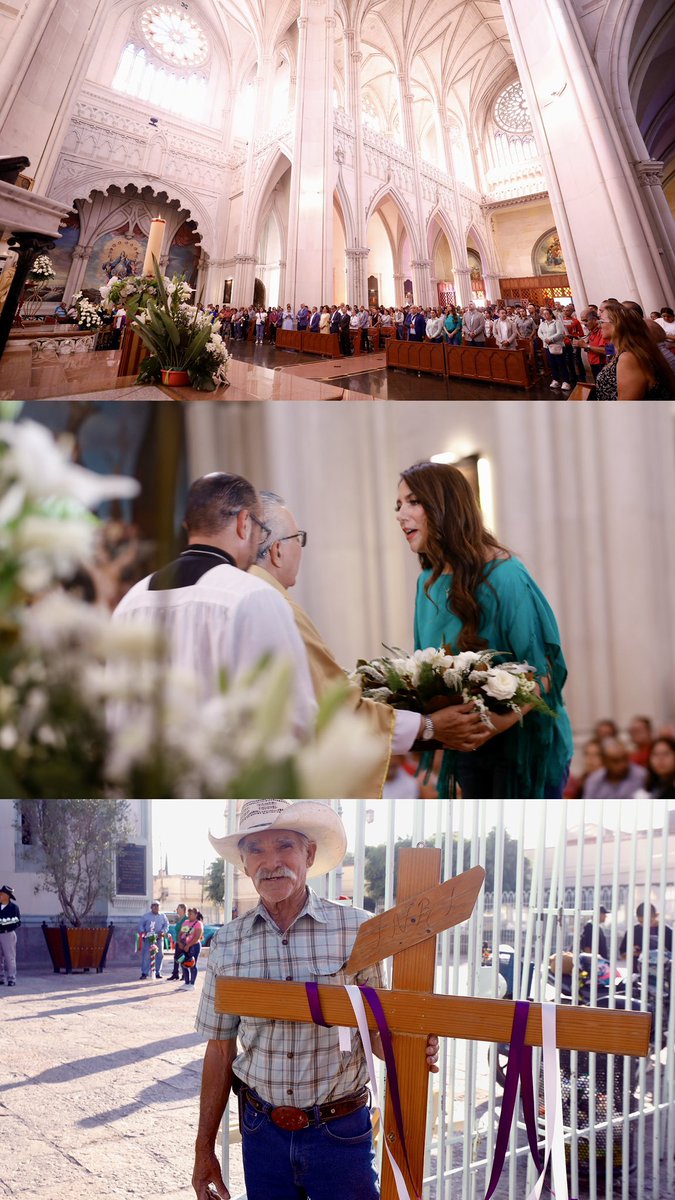 LibiaDennise's tweet photo. Empezamos este día agradeciendo y conmemorando a quienes construyen con tanto esfuerzo nuestro querido Guanajuato.

En el Día de la Santa Cruz, celebramos esta hermosa tradición y reconocemos a las mujeres y hombres de la construcción, que con su trabajo diario levantan hogares, caminos y sueños.

Además me dio mucho gusto saludar al Padre Alfredo quien casó a mis papás hace más de 40 años y ofició la misa de mi bautismo.