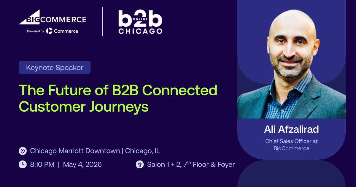 BigCommerce tweet media