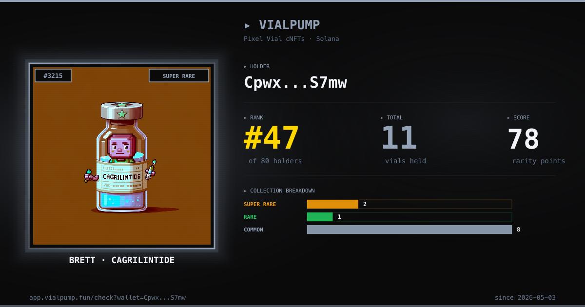 Vialpump tweet media