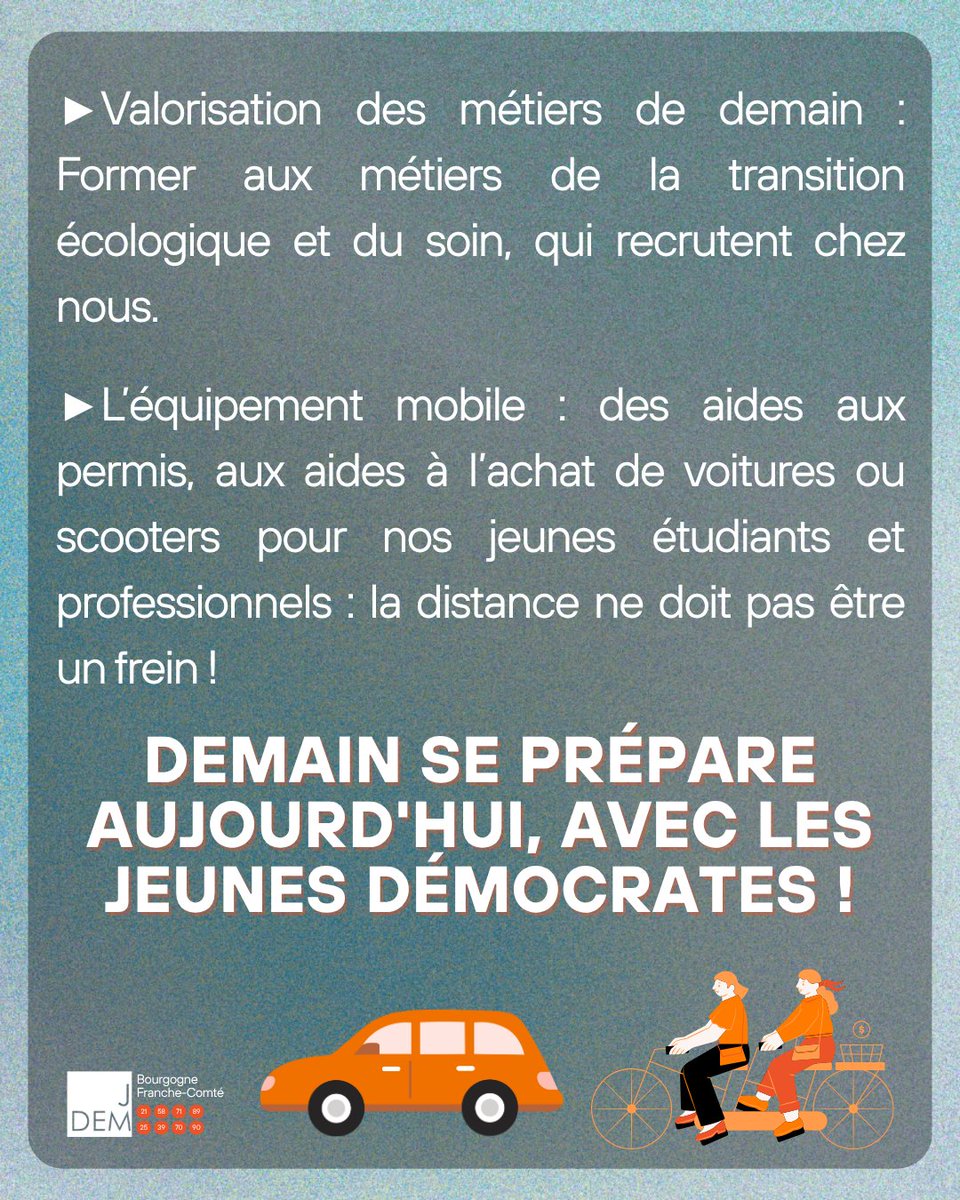 Jeunes Démocrates de Bourgogne-Franche-Comte tweet media
