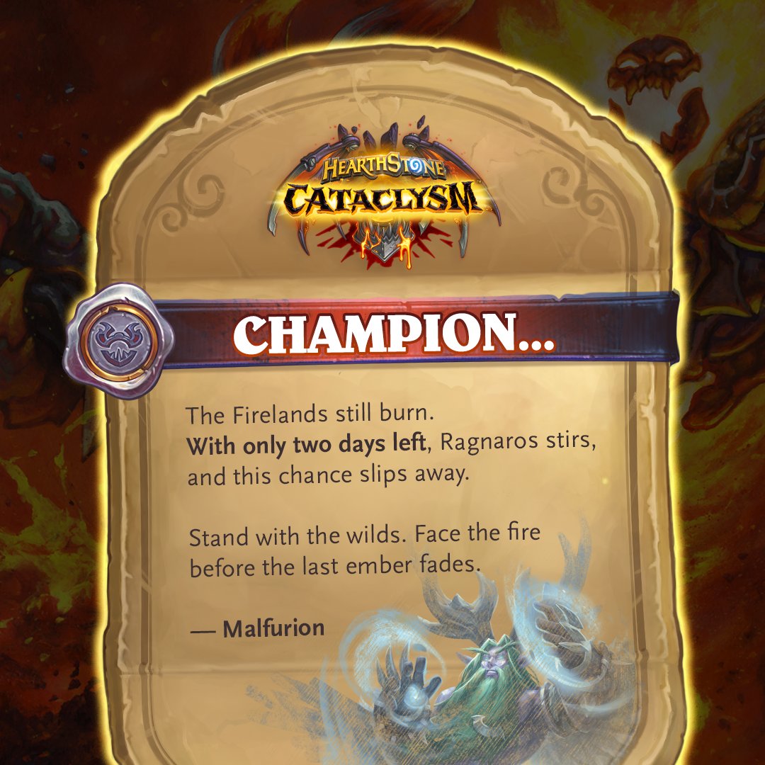Hearthstone tweet media