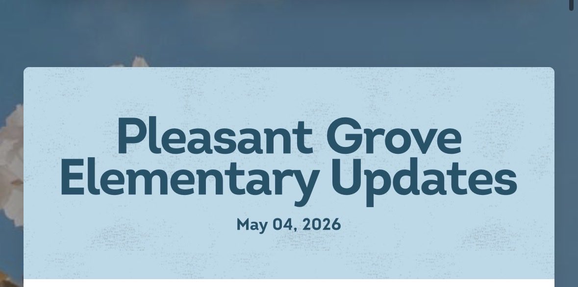 pleasantgrovees's tweet photo. PGES Newsletter: https://t.co/vxWxYxNxHE https://t.co/36EOMaK1cN
