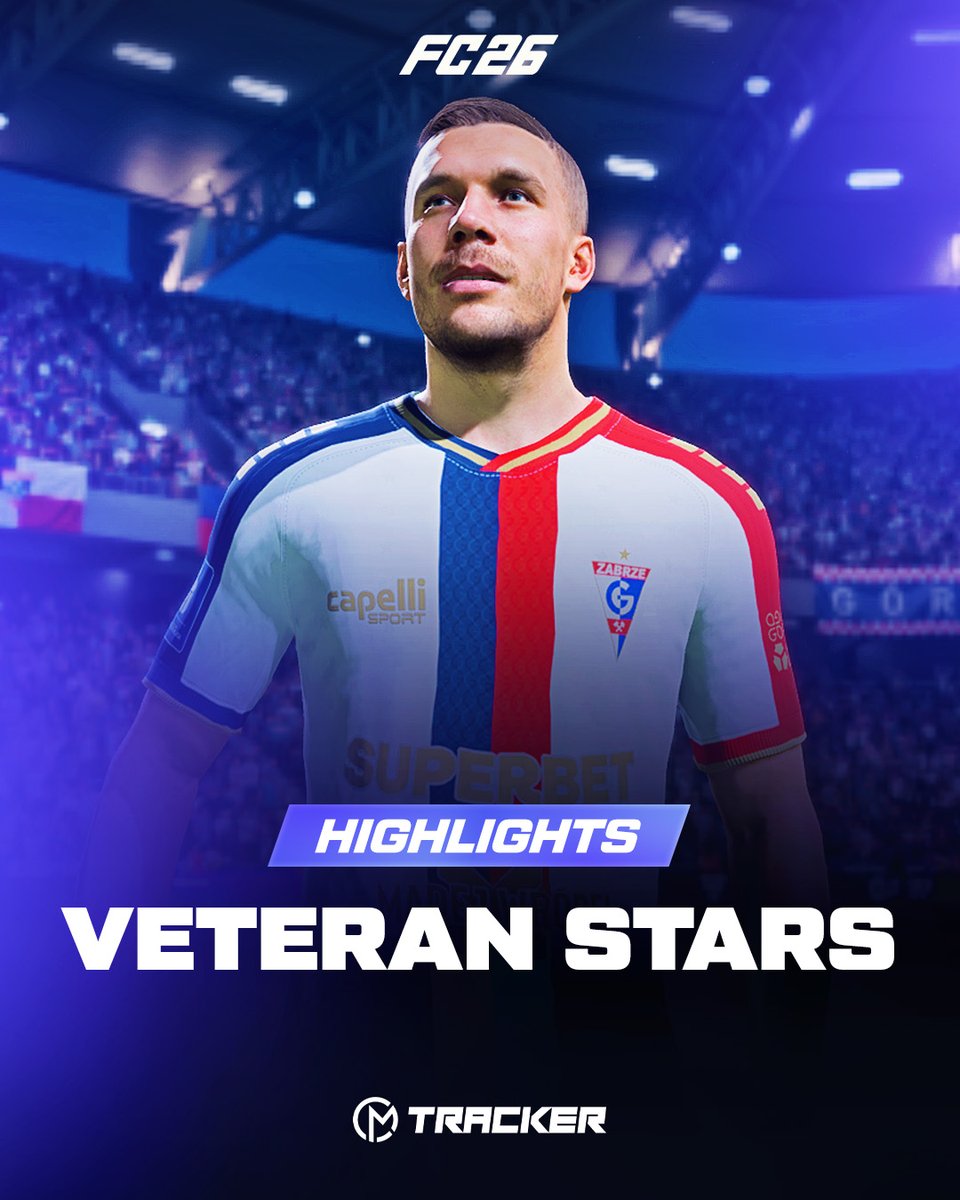cmtrackernet's tweet photo. ⭐️ Veteran Stars in #FC26 ☑️

You may have forgot about these players, but they’re still active and available in Career Mode 👀

Let's check them out 🧵 👇 https://t.co/xzpBtktcaX