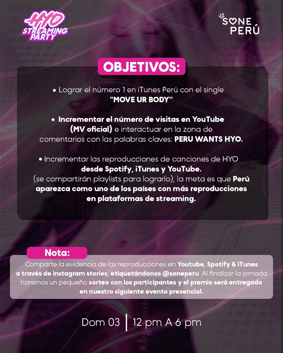 SONEPeru's tweet photo. #HYO #MOVEURBODY https://t.co/GuyJWEyxK9