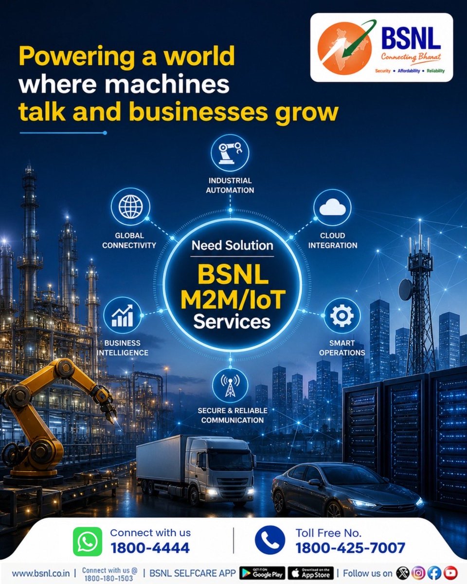 The future of connectivity is no longer just about people, it's about machines too with M2M, devices connect and communicate in real time, making operations smarter and faster.

From farms and factories to healthcare and transport, industries are becoming more intelligent and