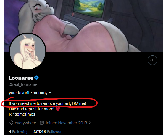 StinkiCatz's tweet photo. DM's to request art to be removed &amp; gets blocked :/ you keep doing so even after i told you not to twice but i guess you just can't win against these people but man is it annoying https://t.co/UR8vWNmDVJ