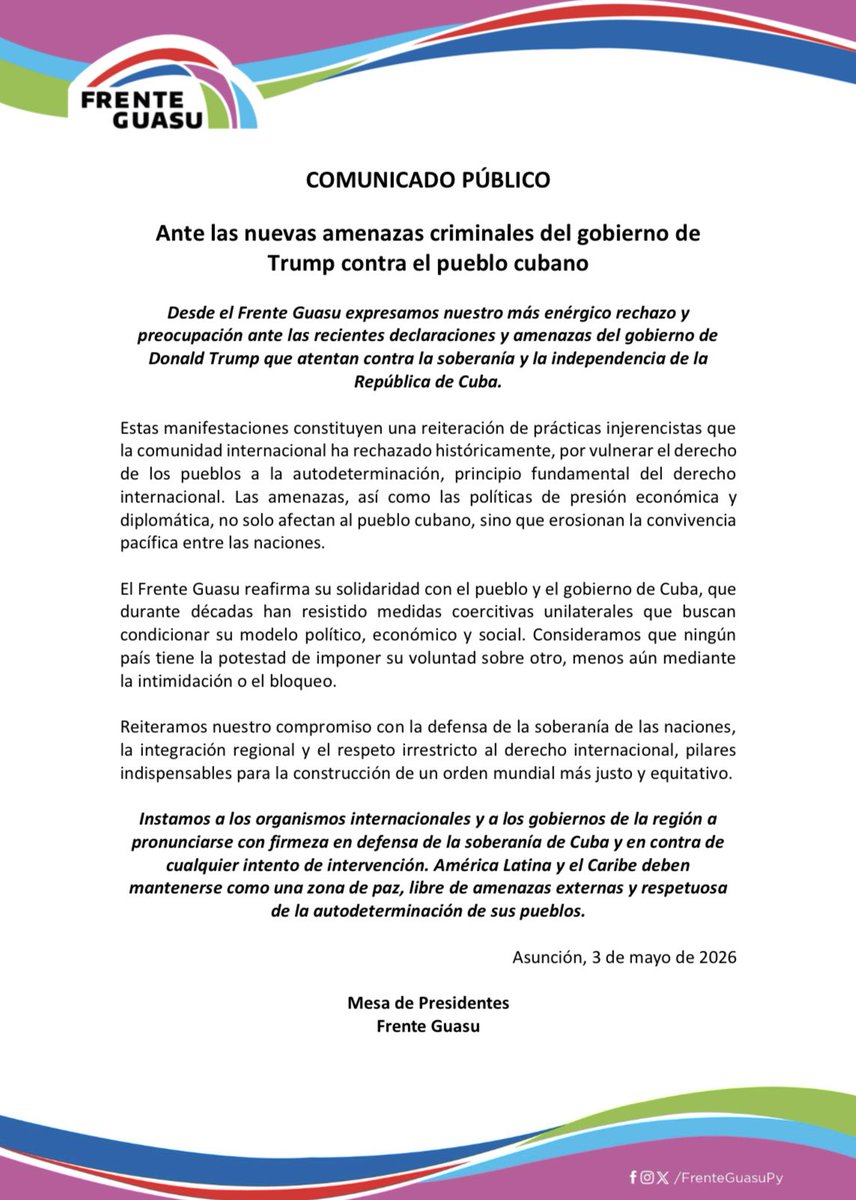 Frente Guasu tweet media