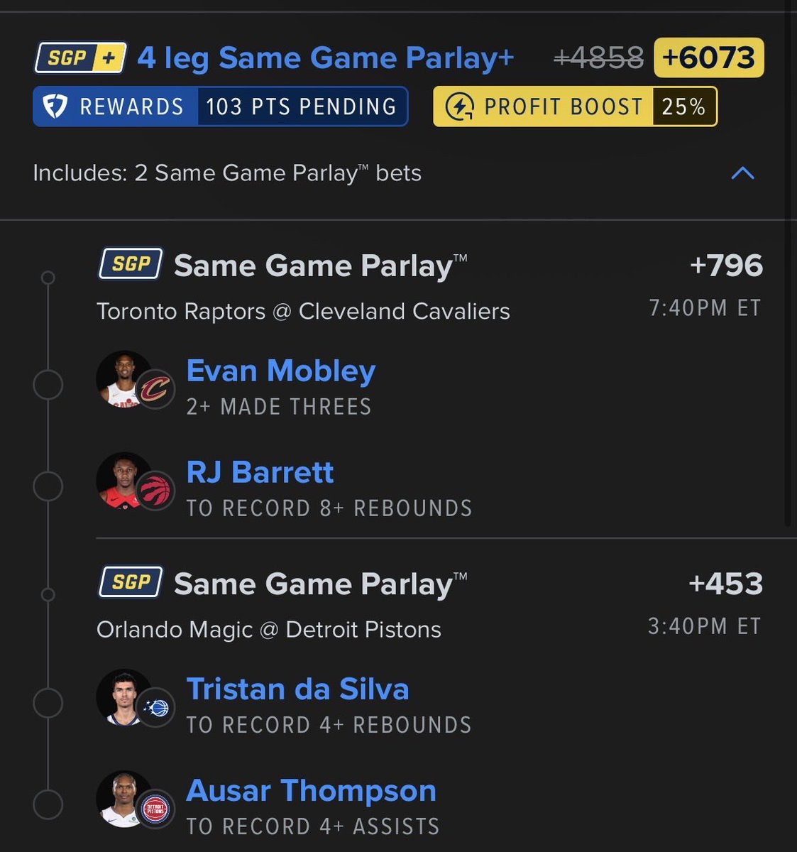 Parlay Princess 🐐 tweet media
