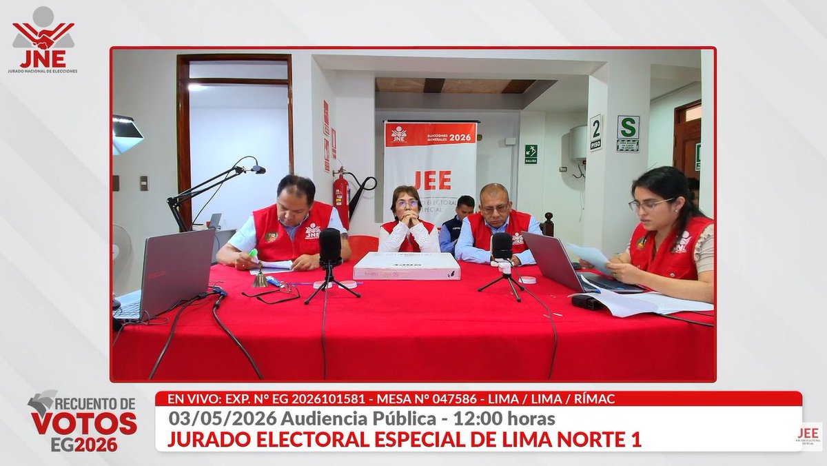 JNE Perú tweet media