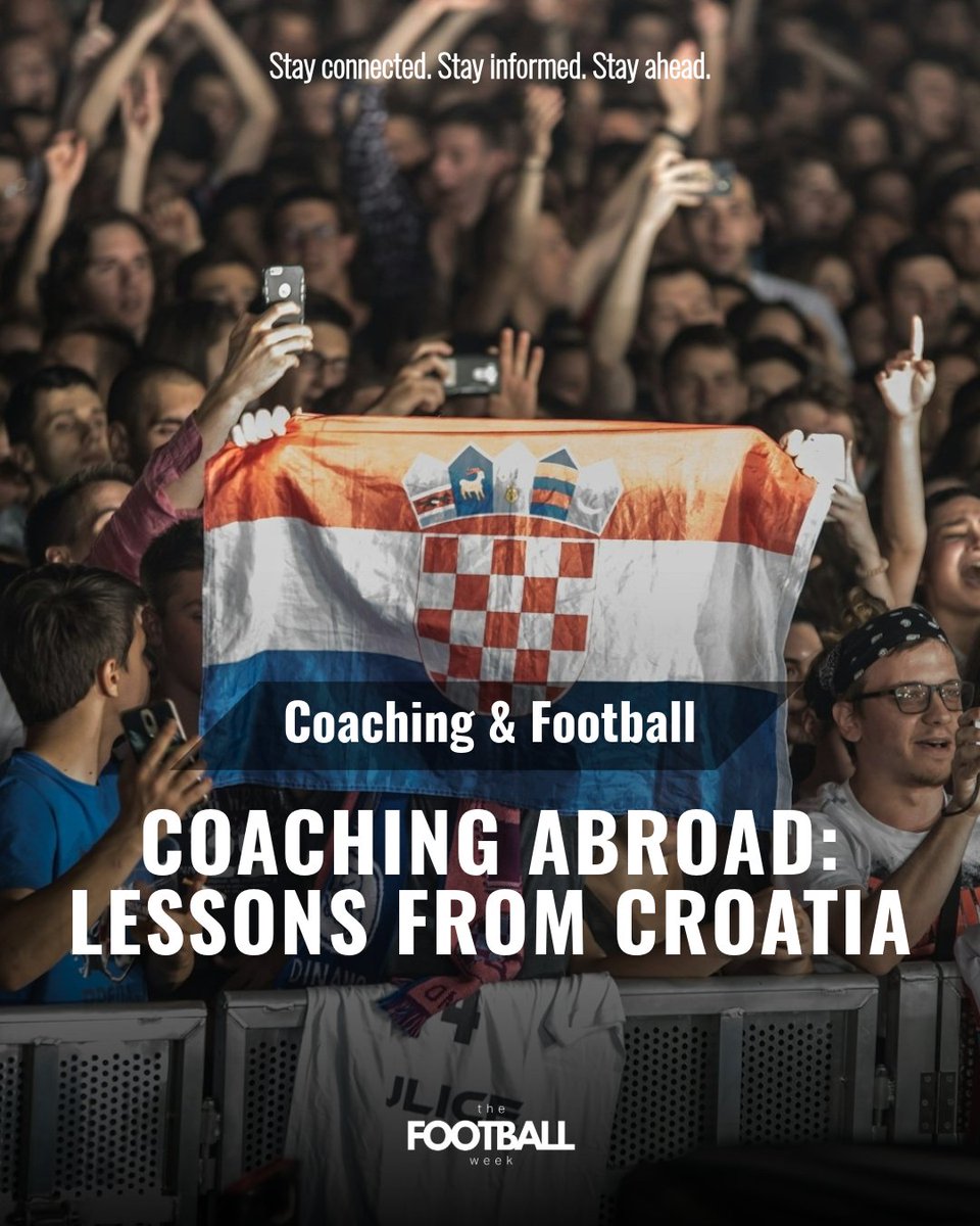 tfwfootballweek's tweet photo. 🌍 Coaching abroad changes everything. Lessons from Croatia on culture, development and the coach’s role, by Anthony Cristante.

https://t.co/eMXSjUeqsp

#CoachingAbroad #FootballCoaching #TheFootballWeek https://t.co/aYnKf0aqBk