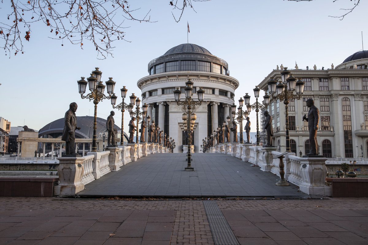 lookforplace's tweet image. #Stone #Bridge #River #Vardar #Ministry #of #Foreign #Affairs #Skopje #North #Macedonia