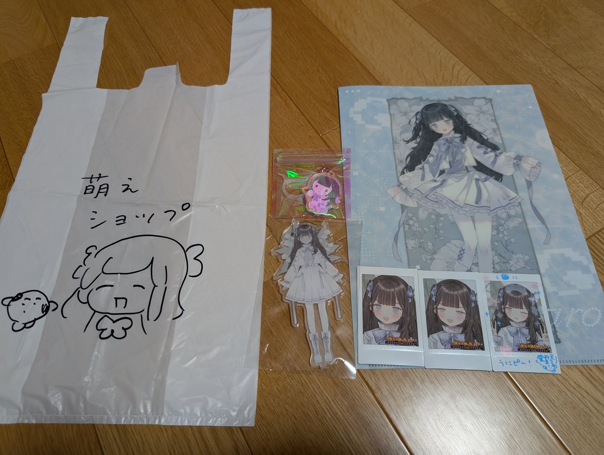 本日の戦利品 雲丹天まろさんのチェキ+個人物販シリーズ アクキー前回