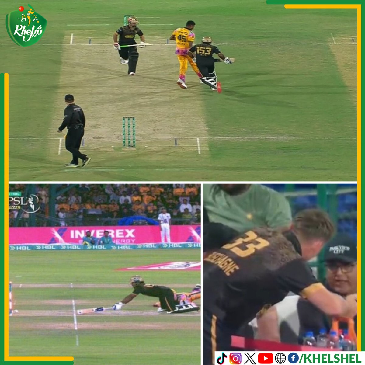 khelshel's tweet image. Was Kusal Perera out? You decide.

#Cricket | #Pakistan | #KusalPerera | #MarnusLabuschagne | #PSL11