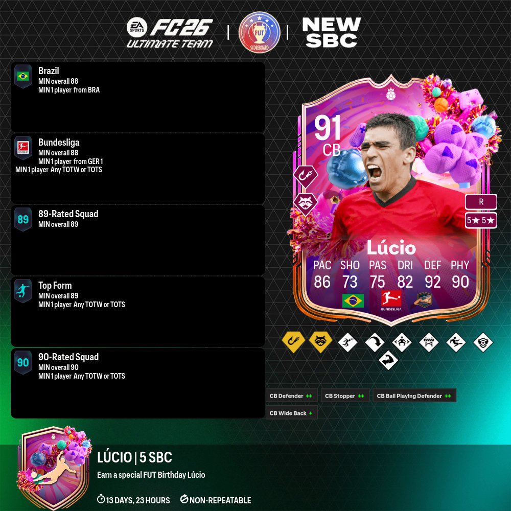 FifaUtPosting's tweet image. Lo nuevo de hoy!
- lucio sbc
- Theo sbc
- evo may the third be with you da un ps+ de tikitaka
- nueva evo
#FC26 #EAFC26